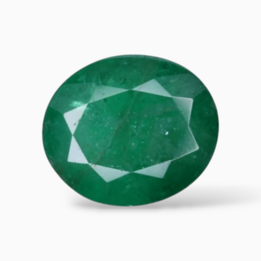 4.11 Carats Original Emerald Gemstone In Oval Shape & Size 10.5x9mm