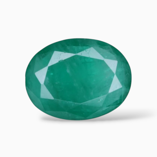 3.93 Carats Buy Emerald stone In Oval Shape & Size 13x10mm