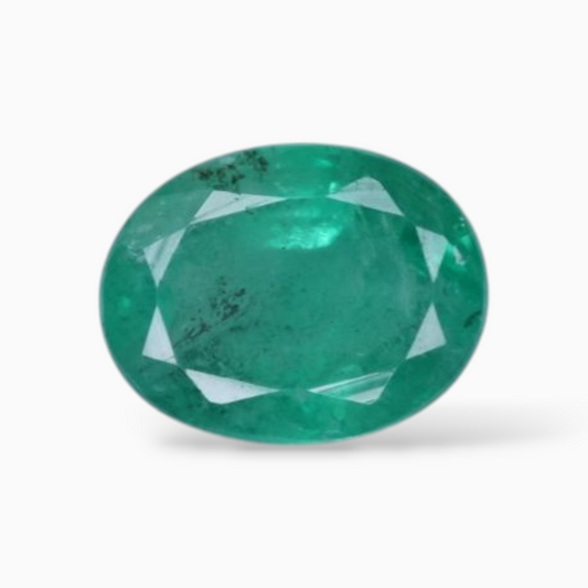 Buy Green Emerald Gemstone For Sale Oval Shape 1.50 Carats 7.8x6mm Size