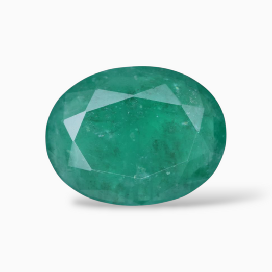Buy Online Genuine Emerald Gemstone In Oval Shape 4.84 Carats 14.1x11mm Size