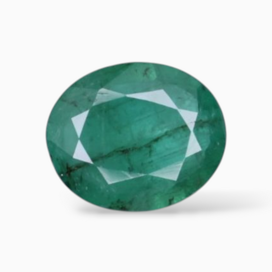 2.17 Carats Original Emerald Gemstone In Oval Shape & Size 9.8x8.1mm