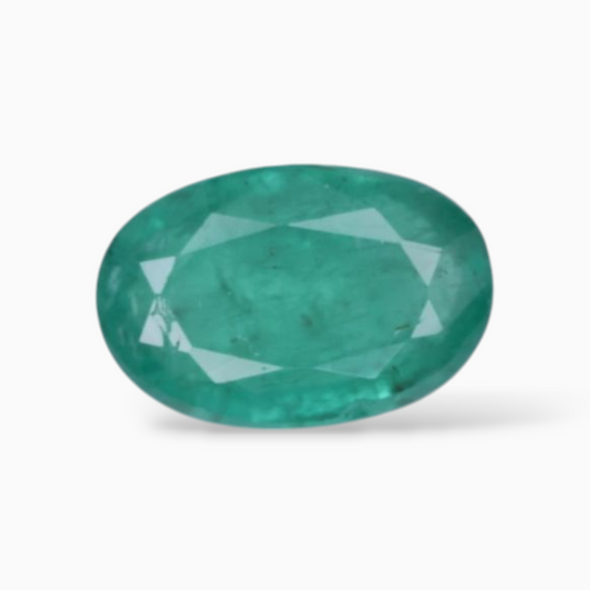 Natural Emerald Stone For Sale Oval Shape 1.30 Carats 8.5x5.6mm Size