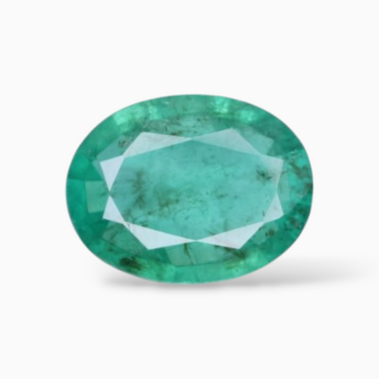 Buy Natural Green Emerald Stone In Oval Shape 1.19 Carats 9x6.8mm Size