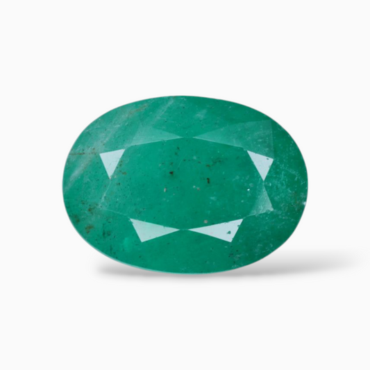 2.98 Carats Buy Zambian Panna Stone IN Oval Shape & 11.6x8.4mm Size