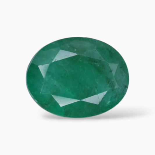 2.55 Carats Emerald Stone In Oval Shape & Size 10.6x8.3mm