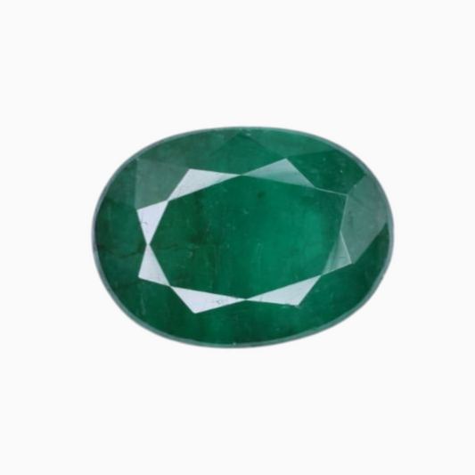 Online Sale Zambian Panna Stone In Oval Shape 1.74 Carats 9.2x6.6mm Size