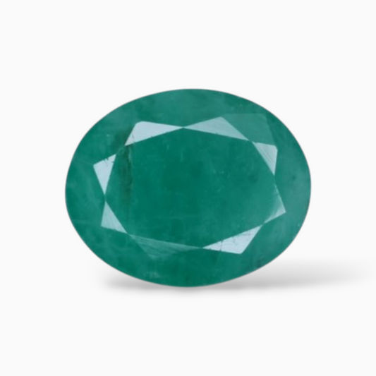 2.48 Carats Original Emerald Gemstone In Oval Shape & Size 10.1x8.1mm