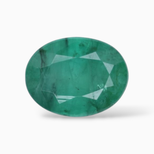 Buy Green Panna Gemstone In Oval Shape 1.00 Carats 7.7x6mm Size