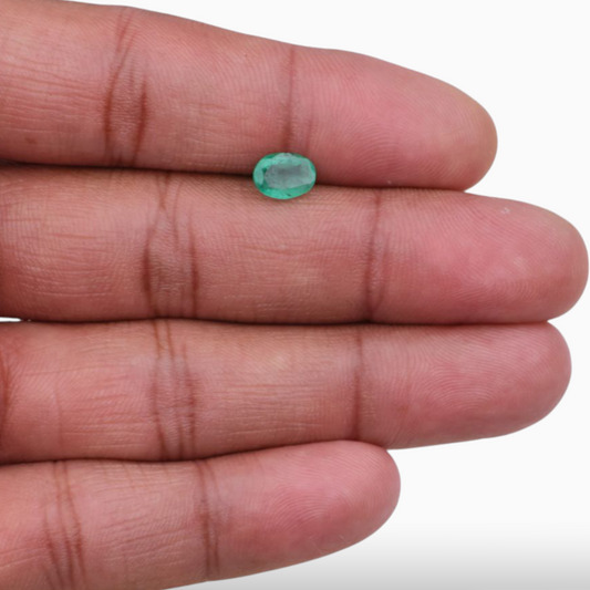 Purchase Panna Stone In Oval Shape 0.90 Carats 7.7x6mm Size