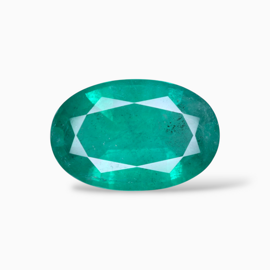 Zambian Emerald Stone 18.32 Carats Oval Shape 23x15mm Size