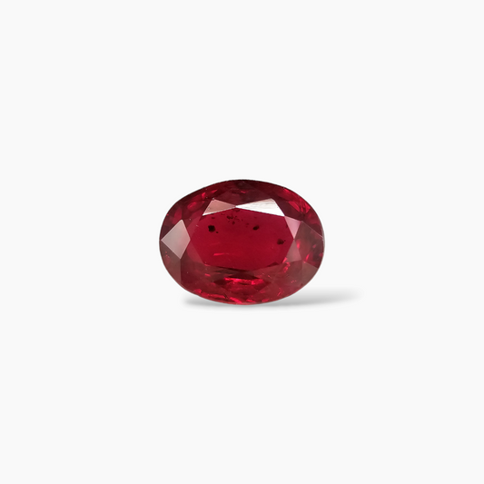 Natural Ruby Oval Cut 1.38 Carat from Mozambique in Red Color
