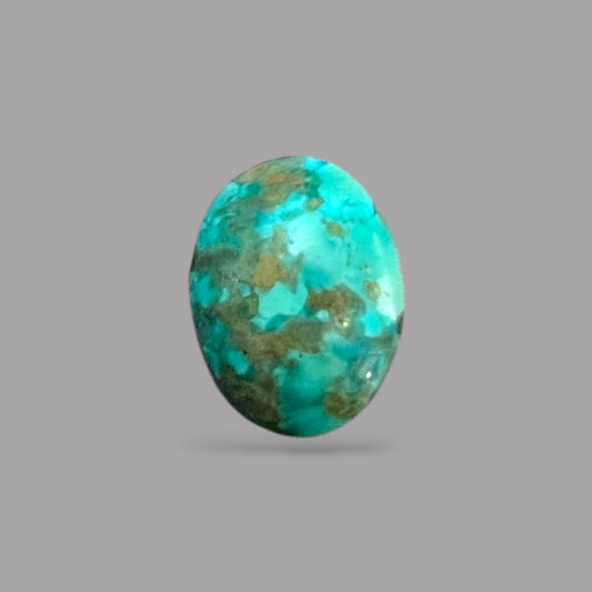 Feroza Stone 2.74 Carats 10.9 x 8.1 x 4.3 mm in Oval