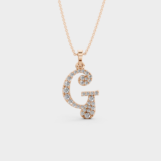 G Gold Pendant Necklace – Glam Gift for Gloria