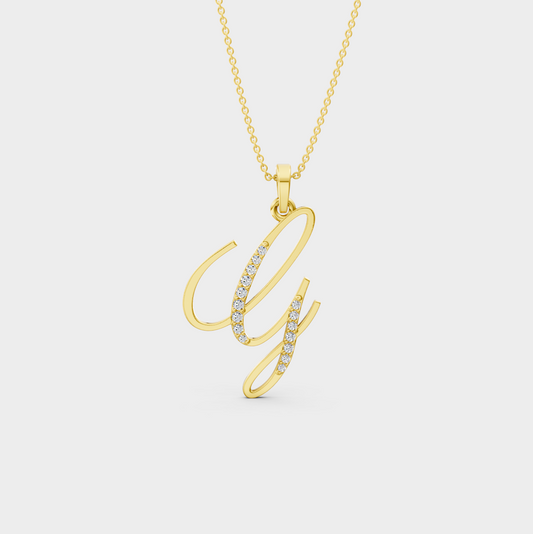 G Initial Necklace Gold – Gemma’s Beautiful Pendant