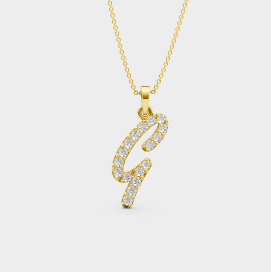 Gold G Initial Necklace – Glam Gift for Giselle