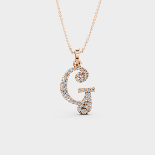G Gold Pendant Necklace – Glam Gift for Gloria