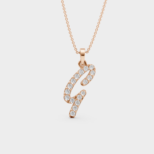 Gold G Initial Necklace – Glam Gift for Giselle