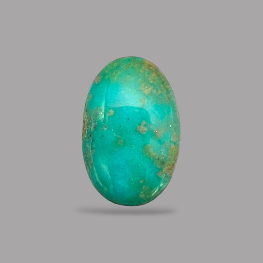 Gemstone Firoza 36.19 Carats 31.2 x 20.5 x 9.6 mm in Oval