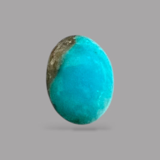 Genuine Turquoise 0.56 Carats 6.9 x 5.2 x 2.5 mm in oval