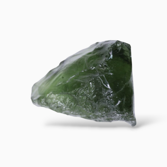 Buy Now Raw Moldavite For Sale 6.66 Carats Rough Shape