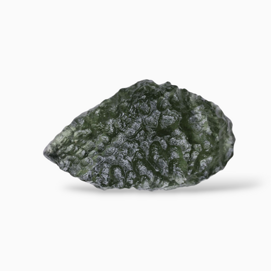 Green Moldavite Rough Real For Sale 6.22 Carats Rough Shape