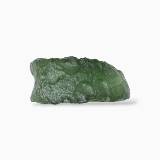 Green Crystal Moldavite For Sale 5.70 Carats Rough Shape