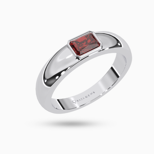 Hessonite Garnet Ring Esfandyar Silver