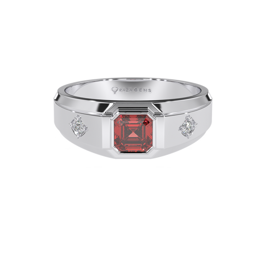 Hessonite Garnet Ring Habib Silver 925