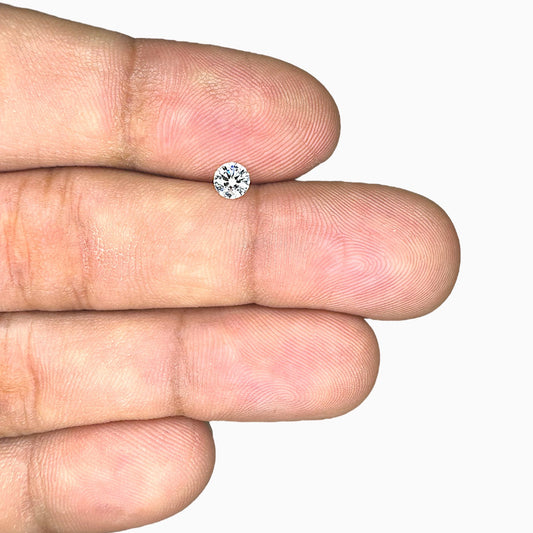 Natural Diamond Stone Round Shape 0.30 Carats Size 4.4x4.4mm
