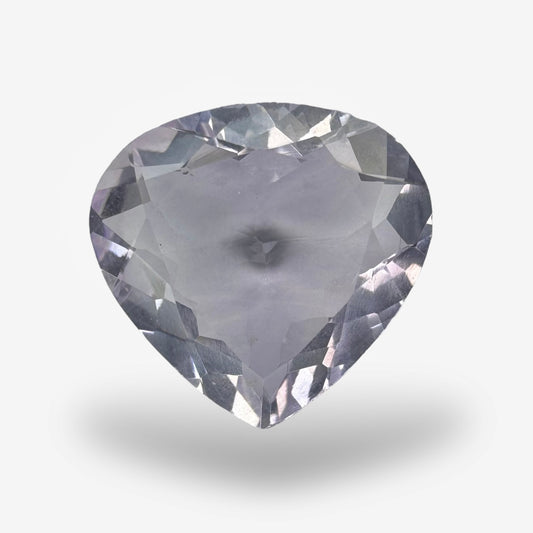 Natural Pink Amethyst Stone 11.21 Carats Pear Shape Cut 16X16.5mm