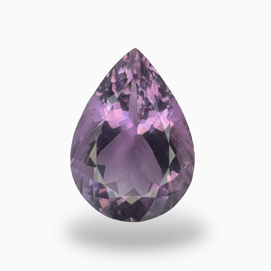 Natural Purple Amethyst Stone 10.2 Carats Pear Shape Cut 18X13mm