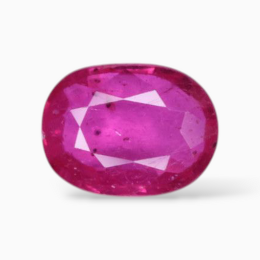 Original Ruby Mozambique For Sale In Oval Shape 1.46 Carats 8.2x6.1mm Size