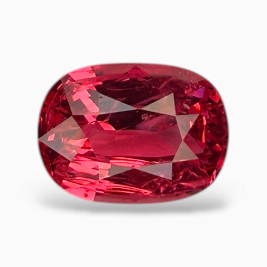 Mahenge Pink Spinel Stone Cushion Cut 1.07 Carats From Tanzania