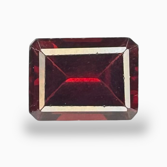 Natural Almandine Red Garnet (Pyrope) Stone 6X8 mm - 1.75 Carats