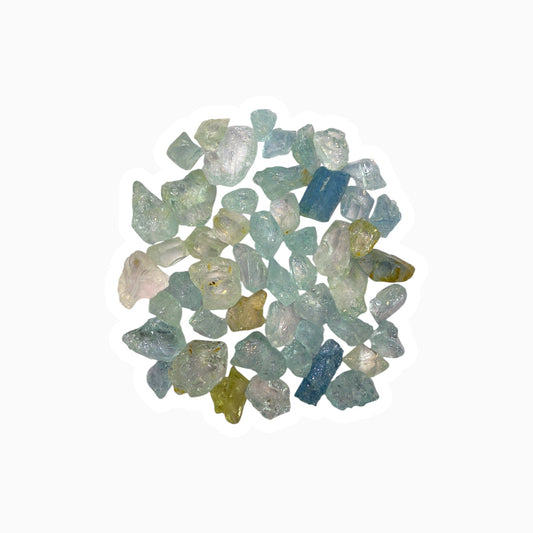 Natural Aquamarine Rough or Raw Stone From 3 - 20 Carats Africa Price Per Carats