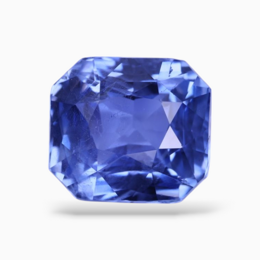 Natural Blue Sapphire 4.14 Carats Octagon Shape8.73 x 7.87 x 5.88 mm Size Certified By IDL