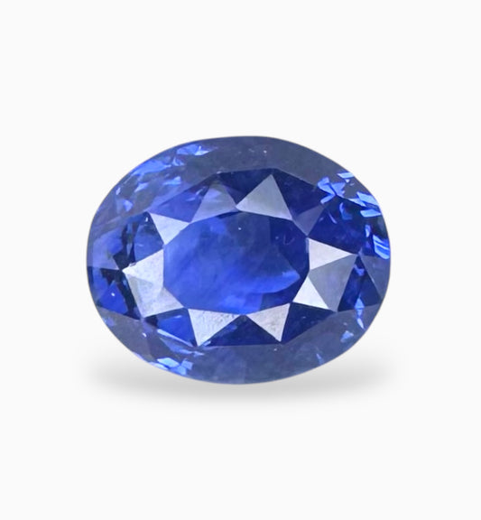 Natural Blue Sapphire Precious Stone 1.50 Carats 7x5.7mm