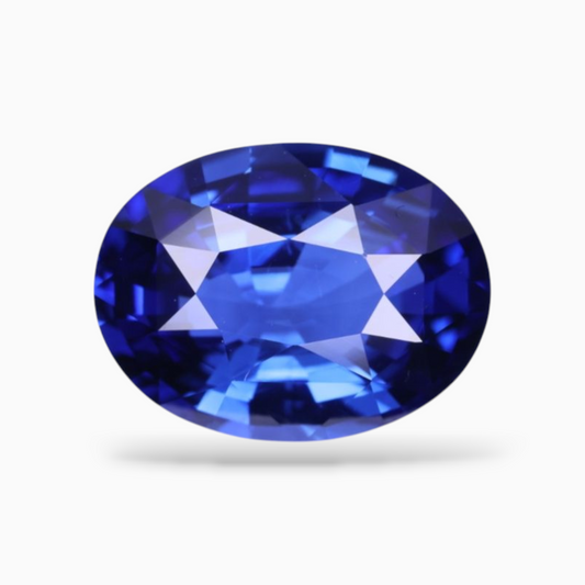 Natural Blue Sapphire Stone 3.04 Carats Oval Shape 10.43x7.85x4.57mm Size