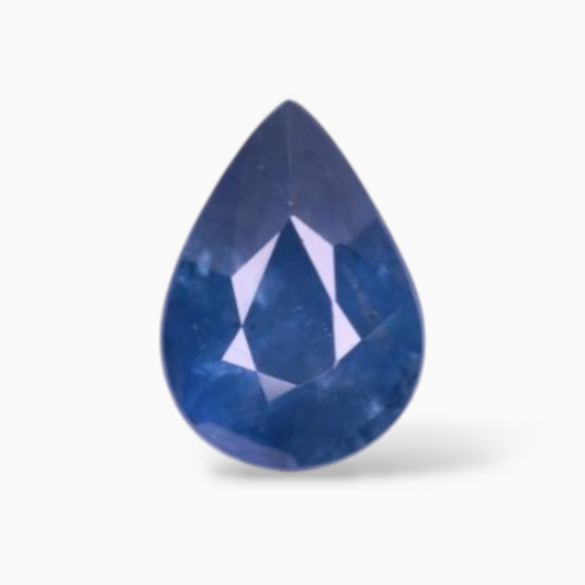 Natural Blue Sapphire in Pear Shape 0.94 Carats 7x5mm Size