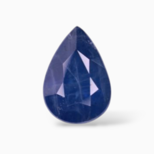 Natural Blue Sapphire in Pear Shape 1.03 Carats 7x5mm Size