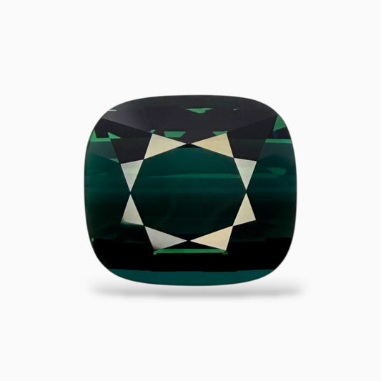 Natural Blue Tourmaline Cushion 15.10 Carats 15.30 x 13.70 x 8 mm