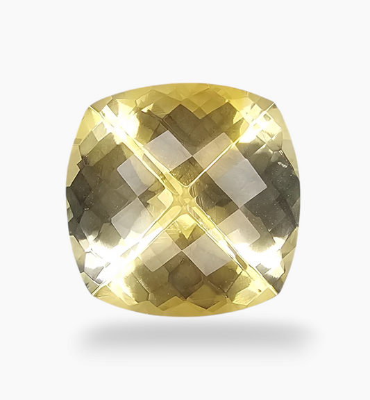 Natural Citrine Stone 16.42 Carats Cushion ( 17x17mm)
