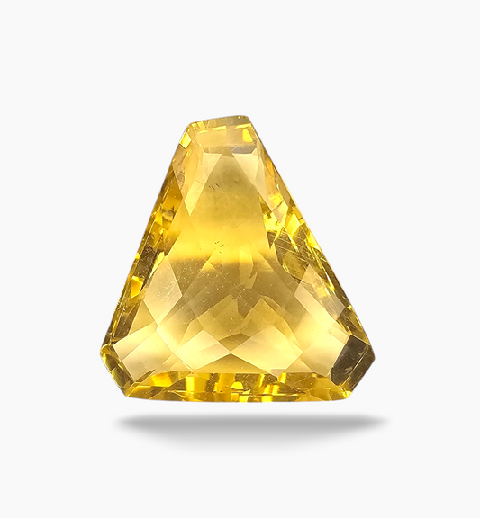 Natural Citrine Stone 3.27 Carats Fancy Shape Size 17.3x15.8mm