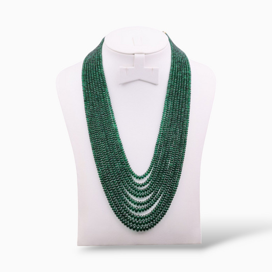 Natural Emerald Beads 785 Carats 2-6 mm Round Cabochon Shape