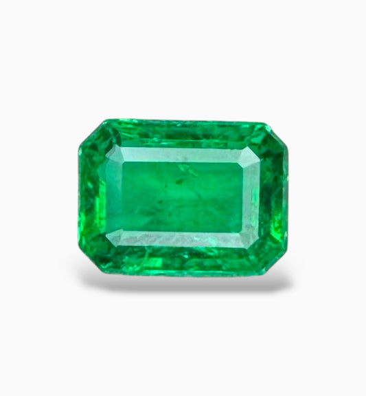 Natural Emerald Stone 1.18 Carats Emerald Cut 7.5 X 5.5 mm