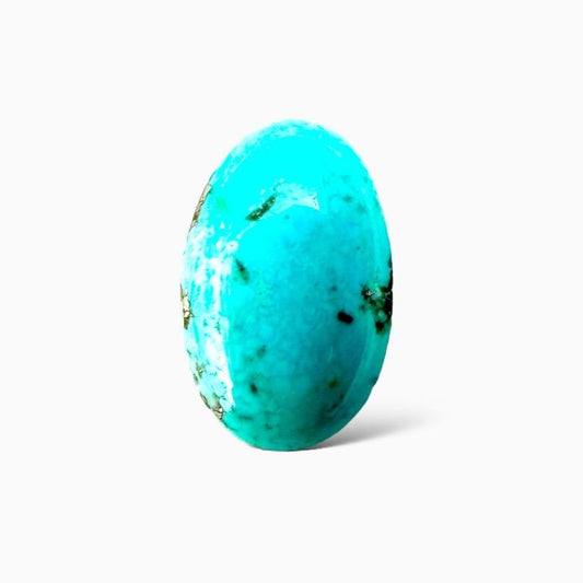 Natural Turquoise 8.43 Carats Oval Cabochon Shape (17X11mm)
