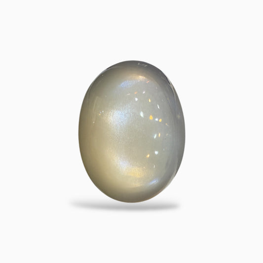 Natural Grey Moonstone Oval Cabochon 17.63 Carats From India
