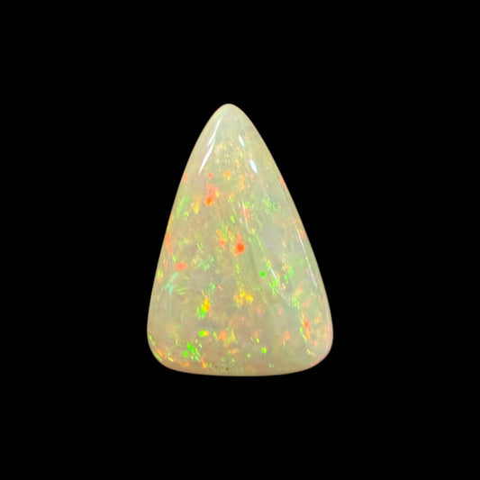 Natural LightYellow Ethiopian Opal Stone 9.20 Carats Pear Cabochon Shape 20.8 x 14 x 7 mm