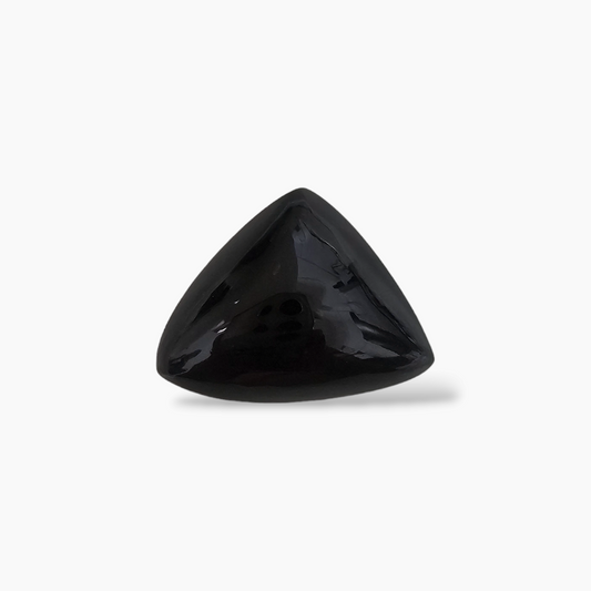 Natural Obsidian Stone 17.8 Carats Trilliant Shape ( 17 mm )