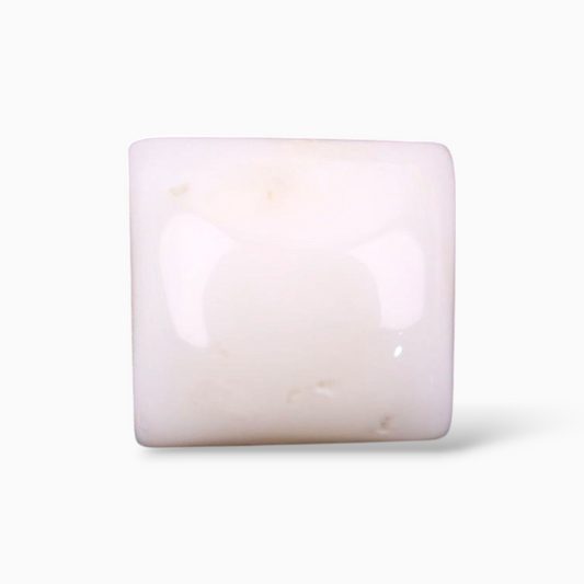 Pink Moonga Gemstone For Sale In Square Cut Shape 11.65 Carats & Size 11.6x11.1mm